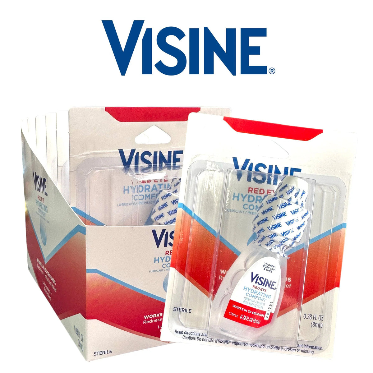 Visine Eye Drops 1pk- 6ct - Grocer wholesale