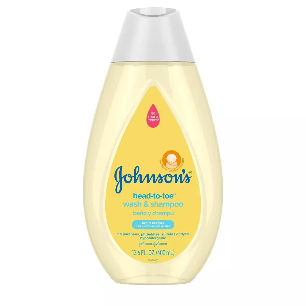 Johnson's Head-To-Toe Baby Wash and Shampoo - 8oz/6pk - Grocer wholesale