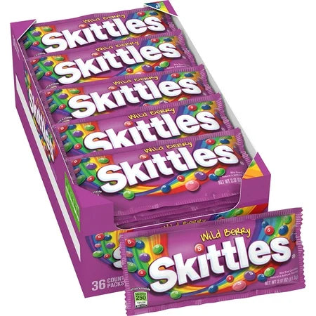 Skittles Wild Berry Candy 2.17 Oz. (36 Single Packs) - Grocer wholesale
