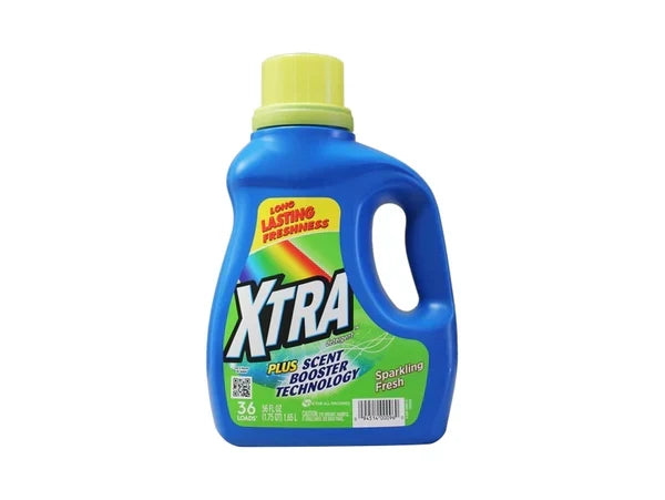 Xtra Liquid Laundry Detergent Plus Scent Booster - 56oz/6pk - Grocer wholesale