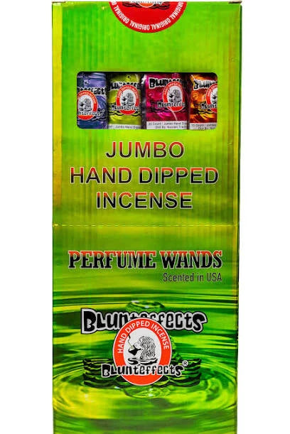 Blunt Effect Incense Jumbo Display 24 Asst 30pk - Grocer wholesale