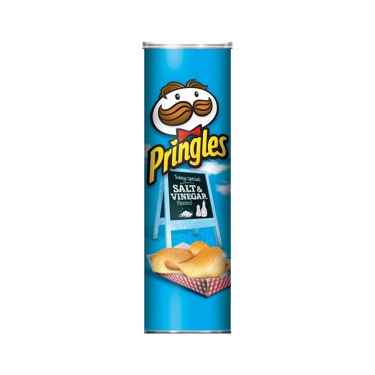 Pringles Salt & Vinegar Potato Crisps Chips ( 5.96 Ounce, 14 Count ) - Grocer wholesale