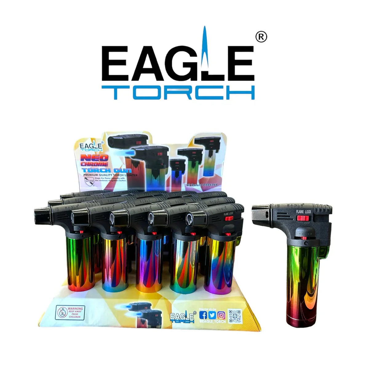 Eagle Torch PT101 NCR-Neo Chrome 15ct - Grocer wholesale