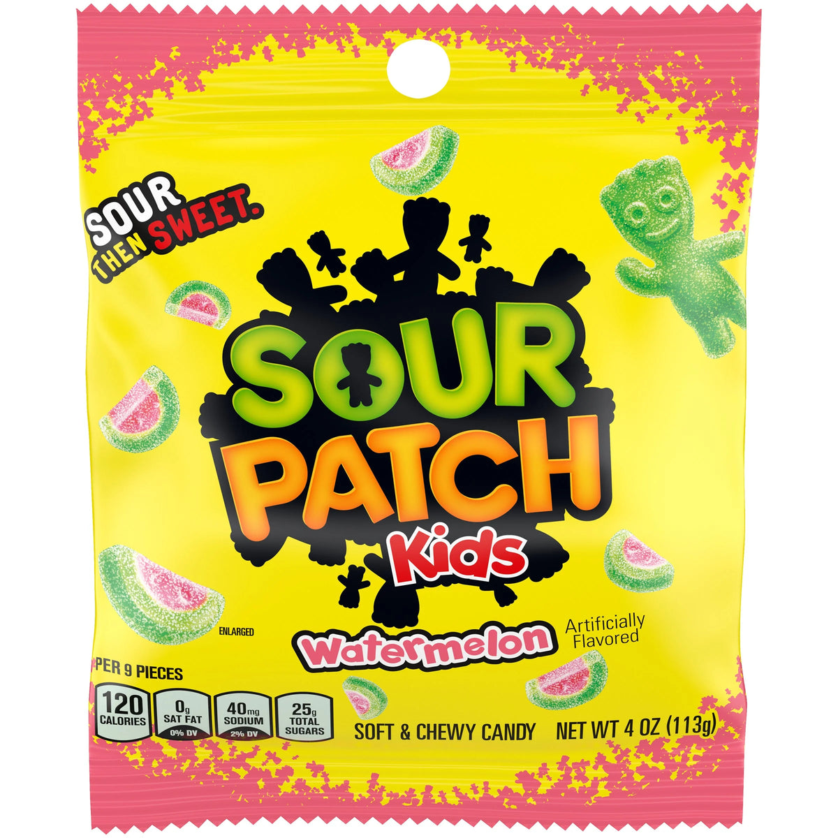 Sour Patch Watermelon Candy Bag, 4 Ounce, 6 Pack - Grocer wholesale
