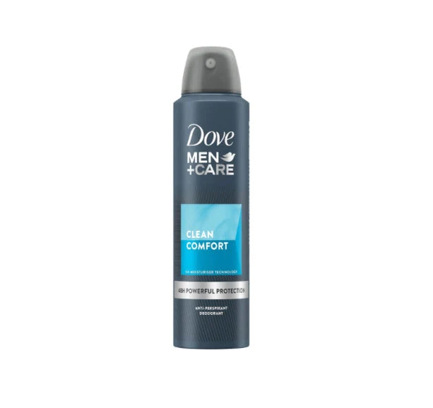 Dove DEO Body Spray Clean Comfort for Men - 150ml/6pk - Grocer wholesale