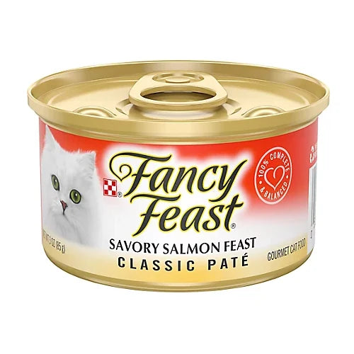 Fancy Feast Cat Food 3oz Savory Salmon-wholesale - Grocer wholesale