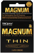 TROJAN Condom Magnum Ult Thin 3s 6 Per Package - Grocer wholesale