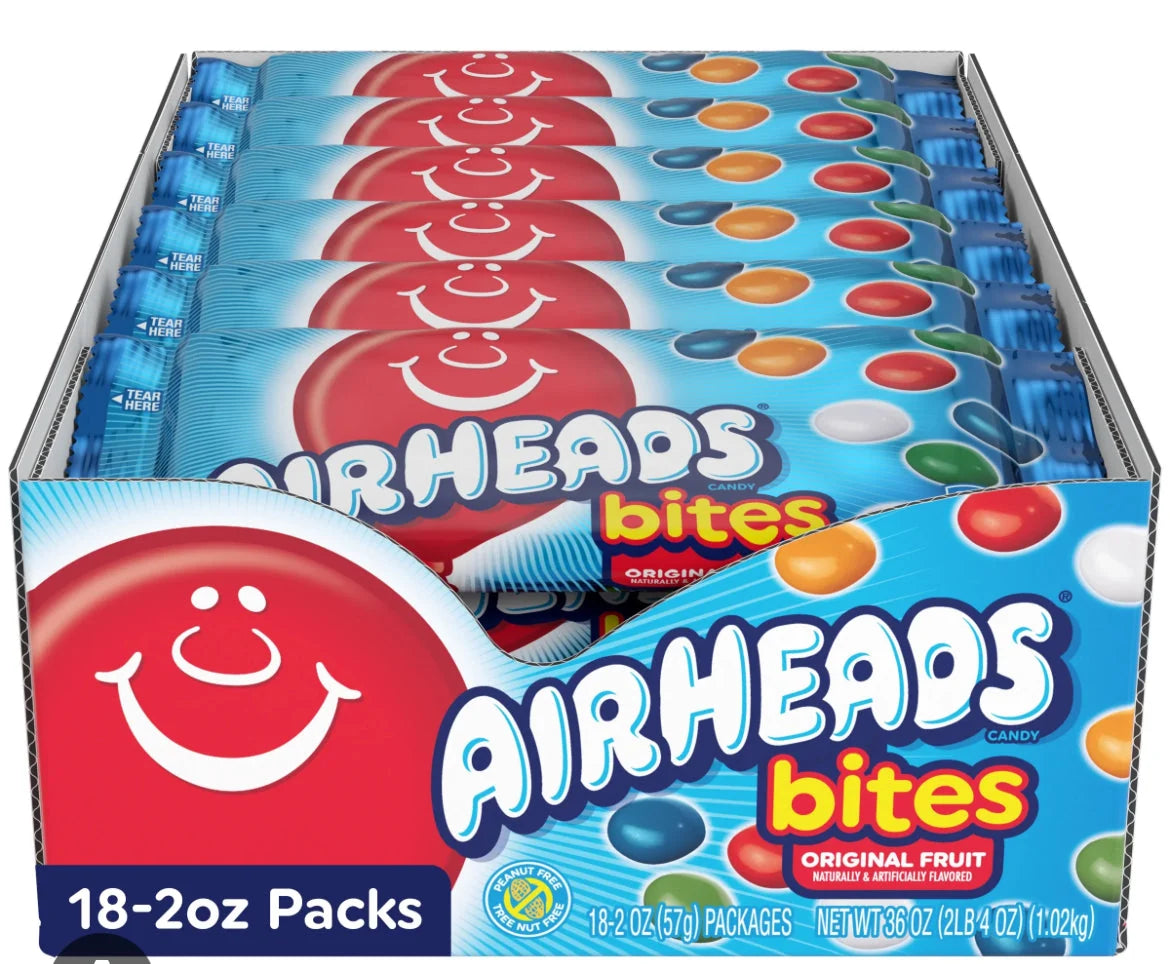 Airheads Bites Original 18-2Oz - Grocer wholesale