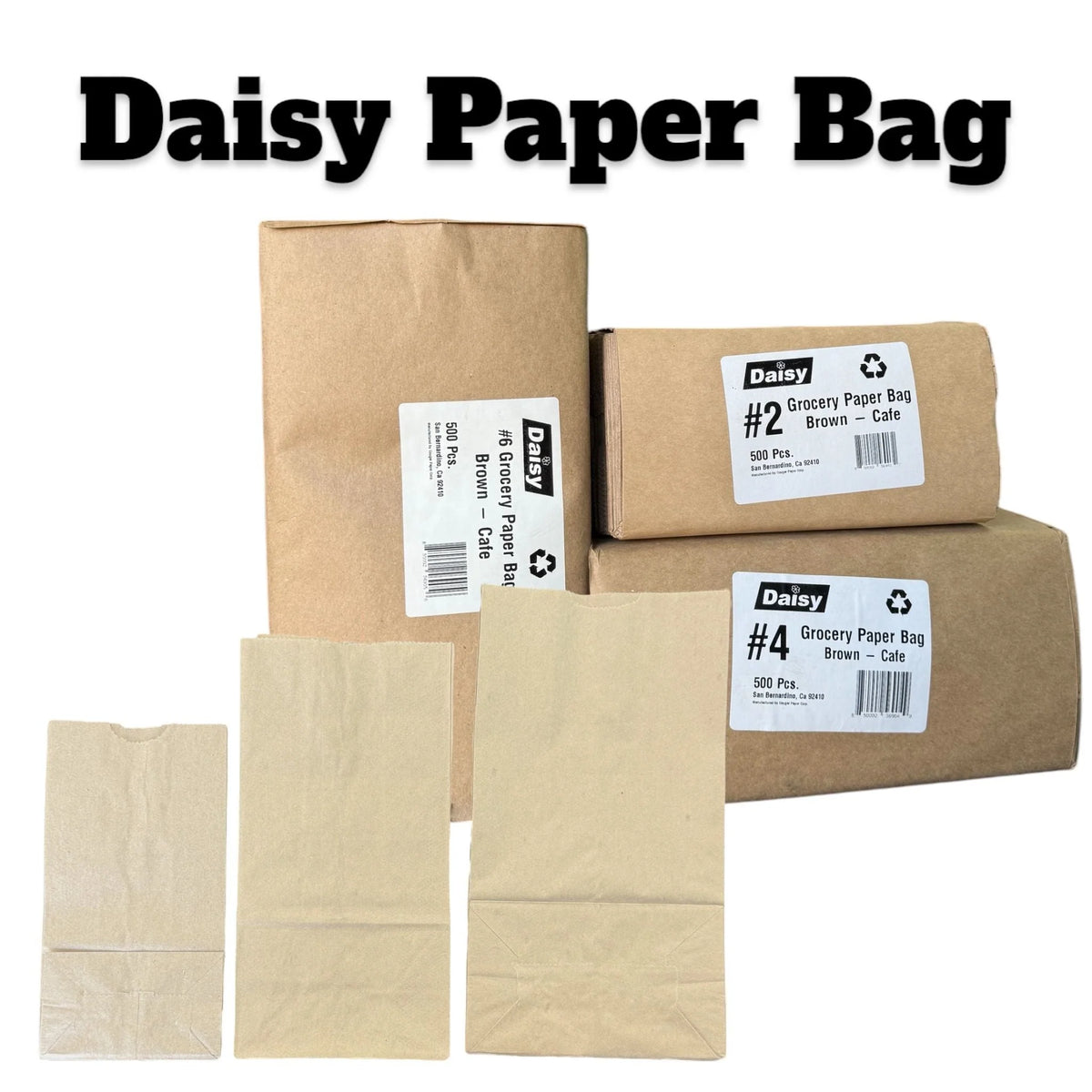 Daisy Paper Bag - Grocer wholesale