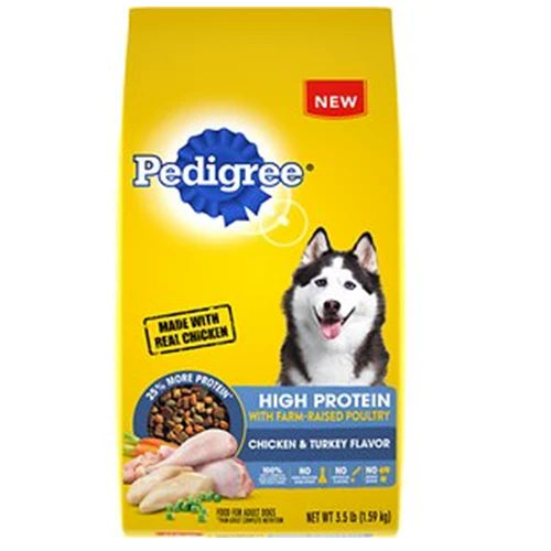 ***Pedigree 3.5 Lbs Chicken&Turkey Bag-wholesale - Grocer wholesale
