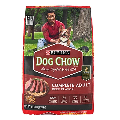 Purina Dog Chow 18.5 Lbs Beef Complete-wholesale - Grocer wholesale