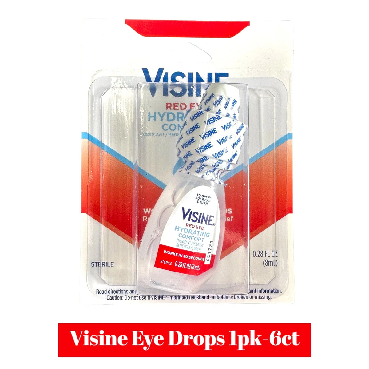 Visine Eye Drops 1pk- 6ct - Grocer wholesale