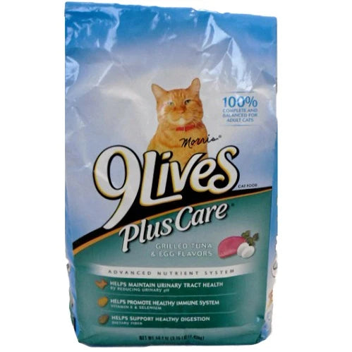 9 Lives 3.15 Lbs Plus Care Cat Food-wholesale - Grocer wholesale
