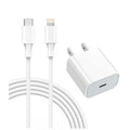 2 In 1 USB-C POWER ADAPTER - USB-C TO LIGHTING CABLE 2 in 1 - Grocer wholesale