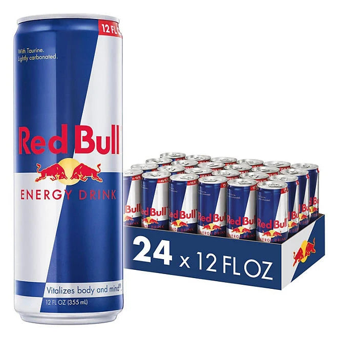 Red Bull Energy Drink Case – 12 oz Cans, Pack of 24 - Grocer wholesale