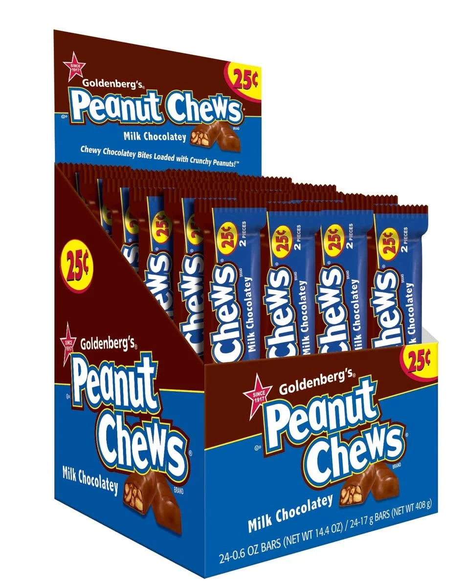 Peanut Chew Milk Chocolatey 25 cent pre-priced(Blue) by Peanut Chew - Grocer wholesale