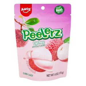 PEELERZ GUMMY LYCHEE 6 OZ BAG - Grocer wholesale