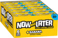 Now and Later Original Banana Chews Candy Bar 0.93 Oz (24 Count) - Grocer wholesale