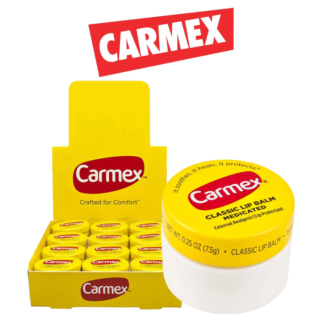 Carmex Lip Balm Jar 1pk Original- 12ct - Grocer wholesale