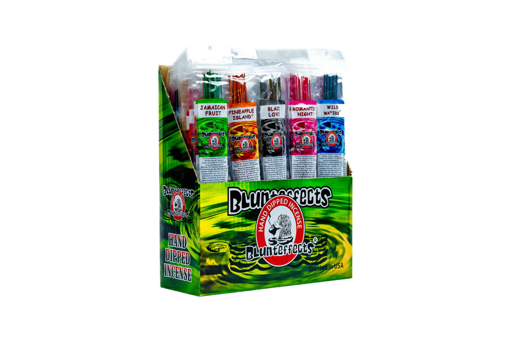BLUNT EFFECTS Incens Asst Display of 72ct 12pk - Grocer wholesale