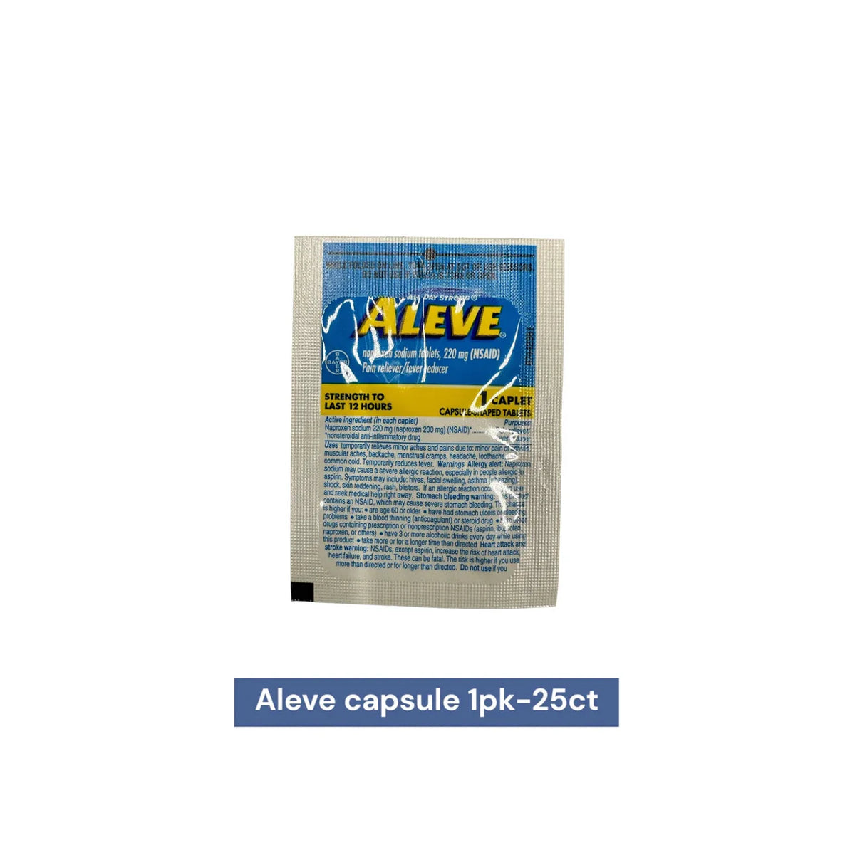 Aleve Tablet 1 pk Dispenser- 25ct - Grocer wholesale