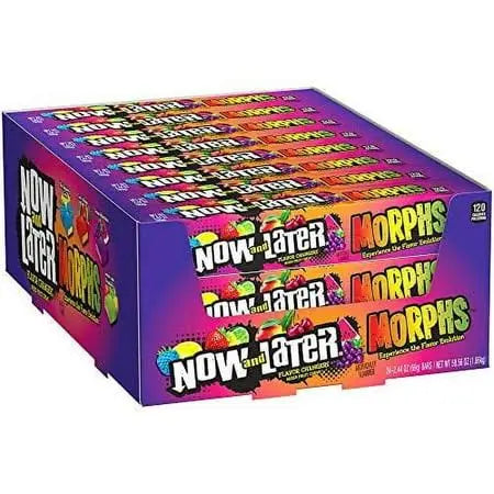 Now and Later Morphs Flavor-Changing Candy Bars, 2.44 oz — Singles, Multi-Packs & 24-Count Case - Grocer wholesale