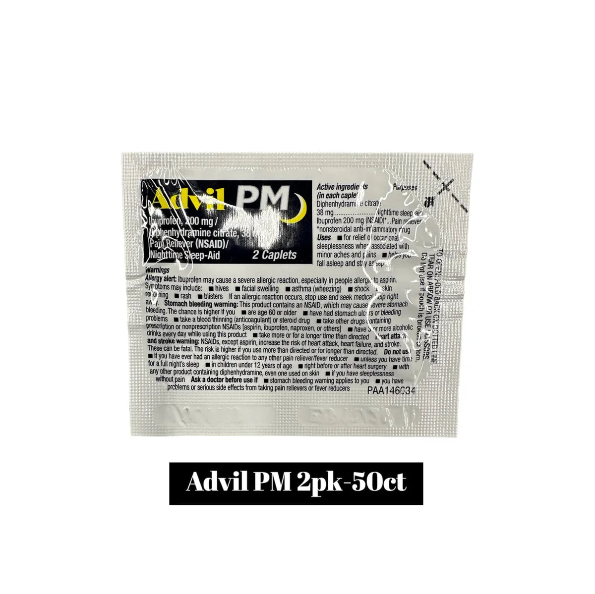 Advil PM Caps 2pk- 50ct - Grocer wholesale