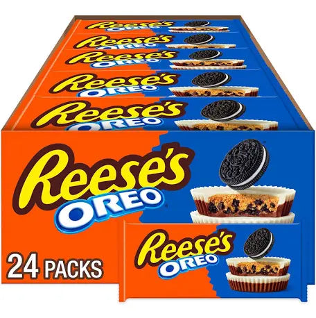 OREO REESES Cookie Cups 24-Pack Case — Grab-and-Go Snack Cups - Grocer wholesale