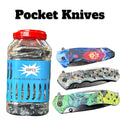 Folding Knives Jar- 48ct - Grocer wholesale