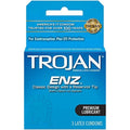 TROJAN Condom Enz Lubricated 3s 6 Per Package - Grocer wholesale
