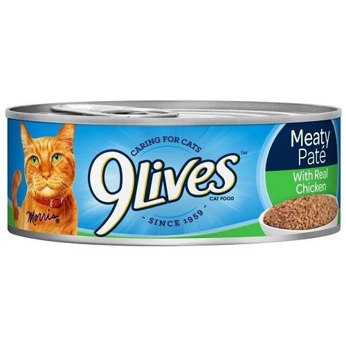 9 Lives 5.5oz Chicken Meaty Pate-wholesale - Grocer wholesale