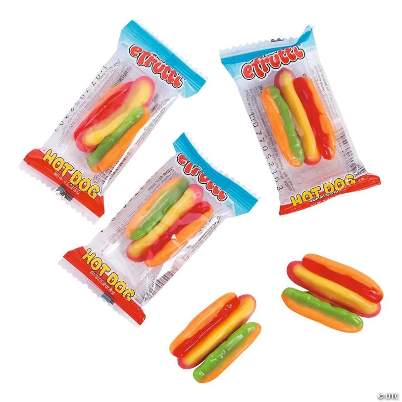 Efrutti® Hot Dog Gummi Candy - 60 Pc. - Grocer wholesale