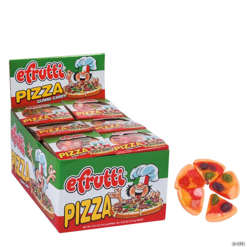 26 oz. Efrutti® Pizza Gummy Candy - 48 Pc. - Grocer wholesale