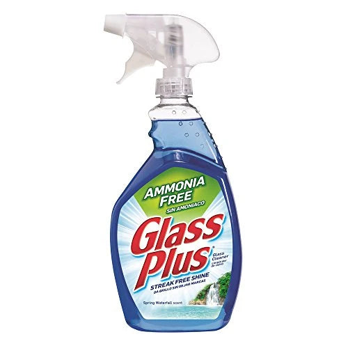 Glass Plus Ammonia-Free Glass Cleaner 32 oz Trigger Spray | Wholesale Case of 9 - Grocer wholesale