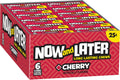 Now and Later Original Strawberry Taffy Chews Candy 0.93oz (Box of 24) - Grocer wholesale