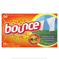 Bounce Outdoor Fresh Scented Fabric Softener Dryer Sheets - 15ct/15pk - Grocer wholesale