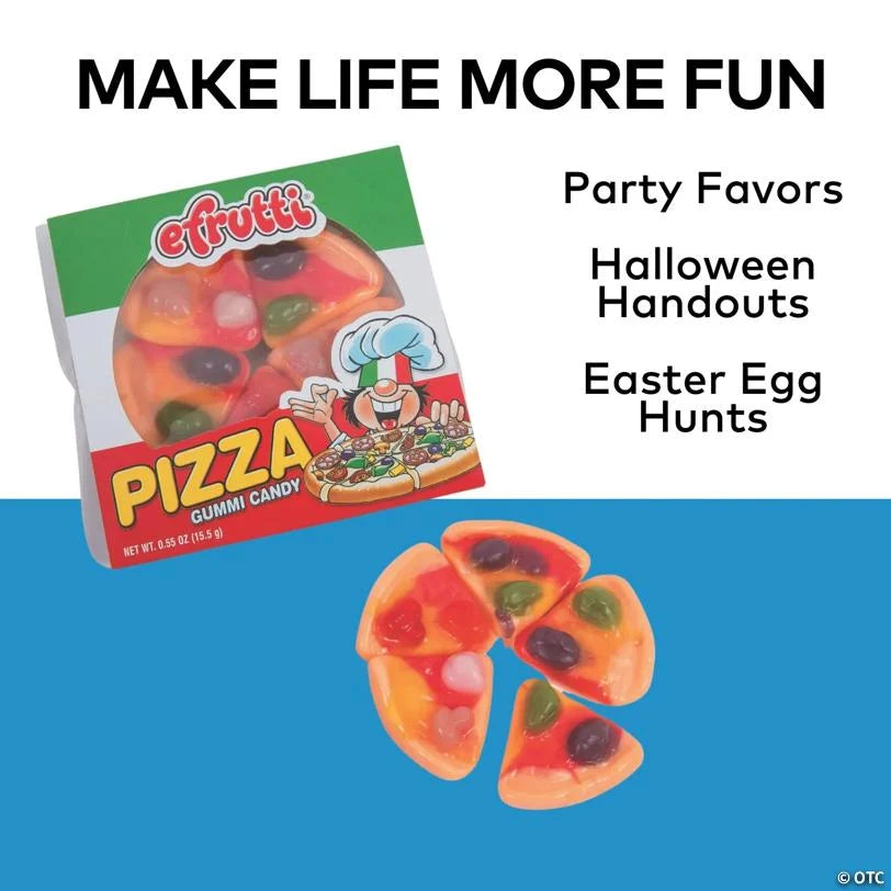 26 oz. Efrutti® Pizza Gummy Candy - 48 Pc. - Grocer wholesale