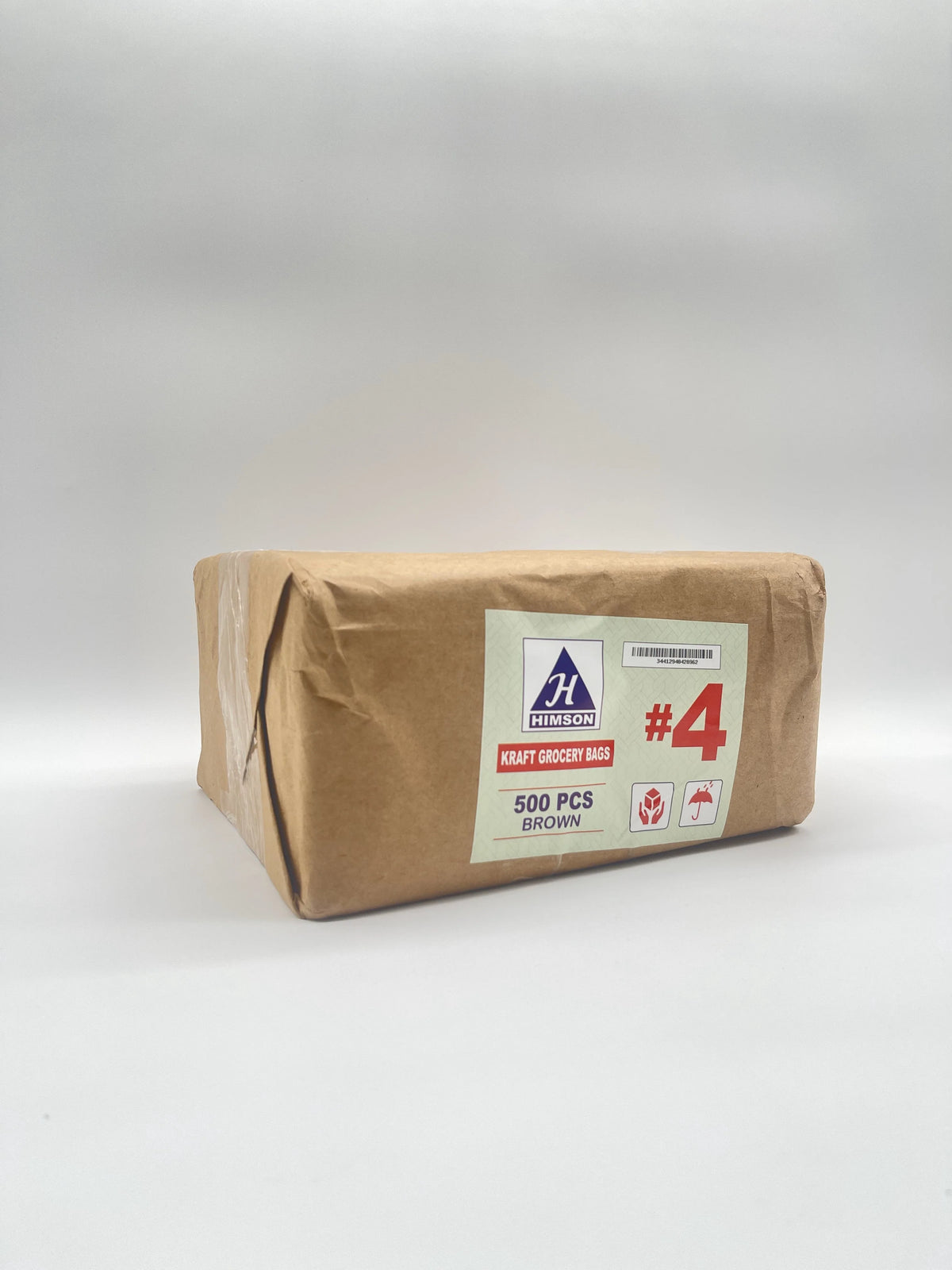 Himson #4 kraft grocery bags 500pcs - Grocer wholesale