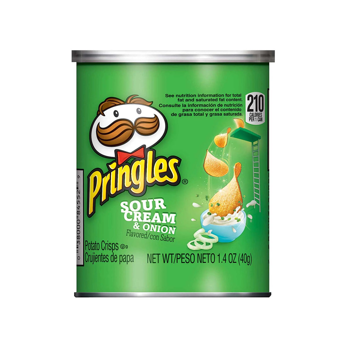 Pringles Sour Cream and Onion Potato Crisps Chips ( 1.4 Ounce, 12 Count ) - Grocer wholesale