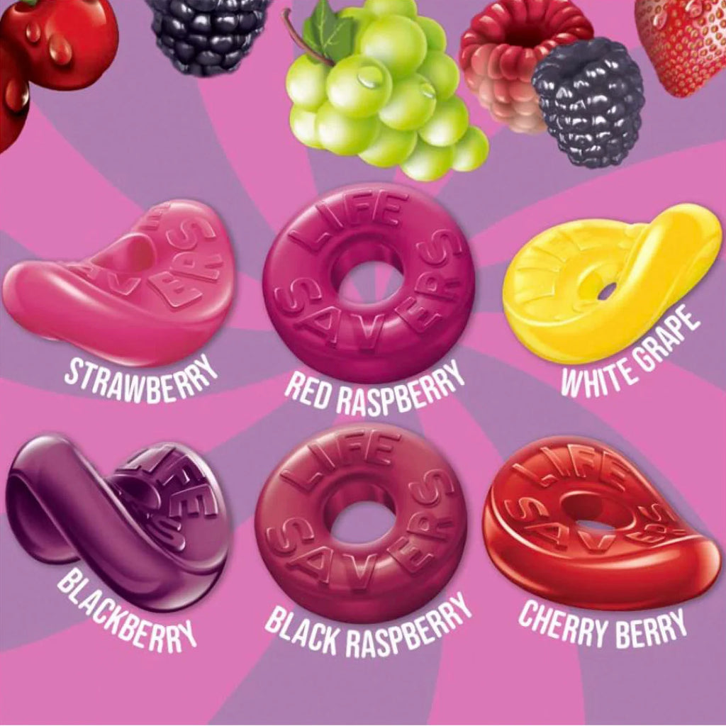 Lifesavers Gummies 7oz Bag - Wild Berries - 12ct Box - Grocer wholesale