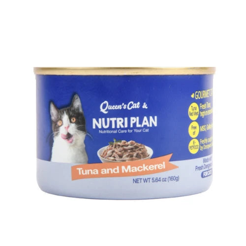 Nutri Plan Cat Food 5.64oz Tn & Mackerel-wholesale - Grocer wholesale