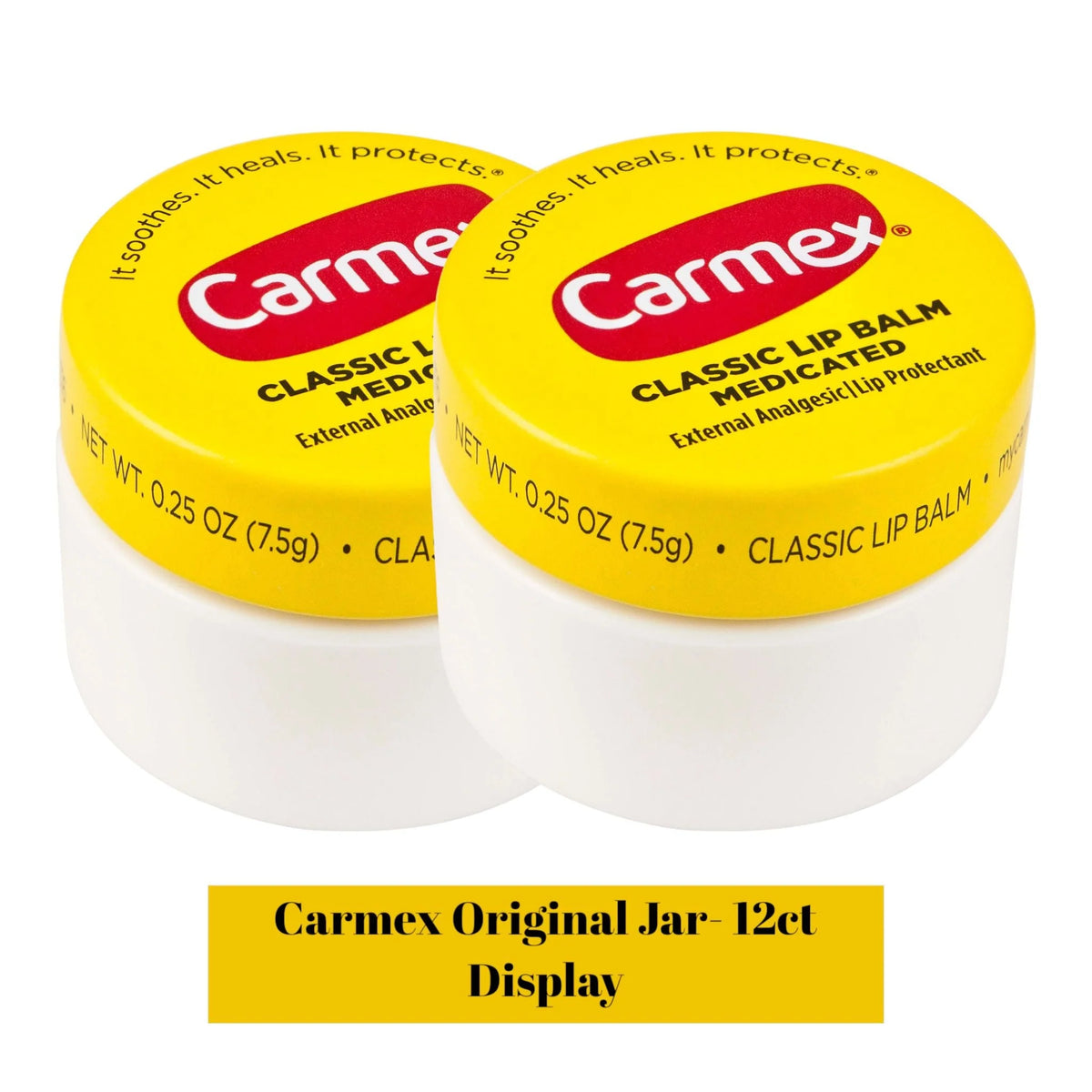 Carmex Lip Balm Jar 1pk Original- 12ct - Grocer wholesale