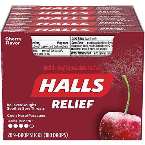Halls Stick Cherry 20 Per Box - Grocer wholesale