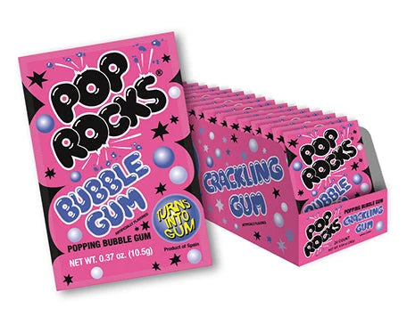 Pop Rocks Bubble Gum Flavor (24 Packs Per Box) - Grocer wholesale