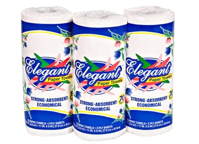 ELEGANT Paper Towels 2-ply - 70ct/30pk - Grocer wholesale