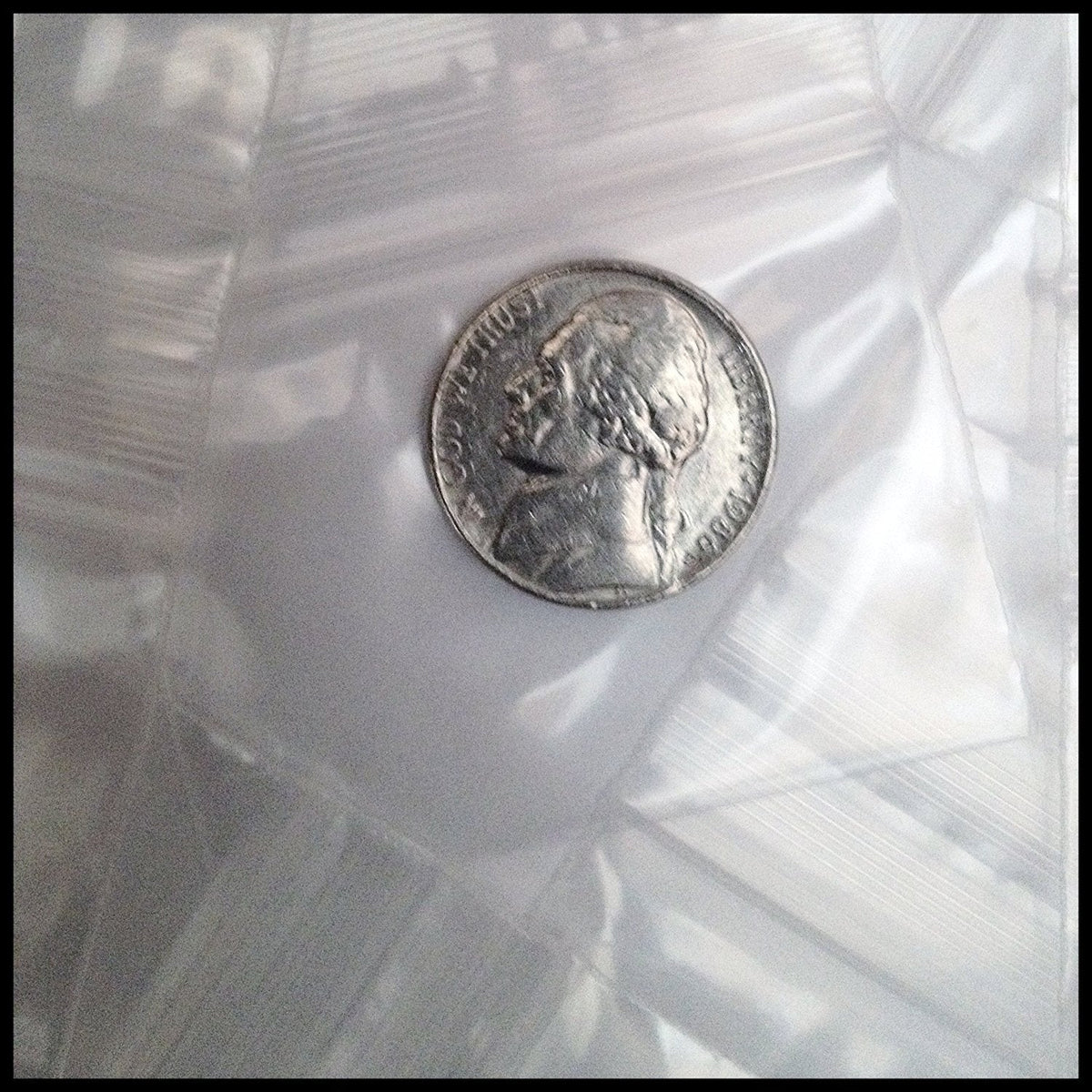 2015 Original Apple Bags 2" x 1.5"- CLEAR - Grocer wholesale