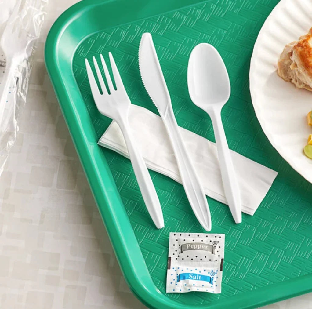Himson meal kit fork,knife,tea spoon,napkin,salt&pepper - Grocer wholesale
