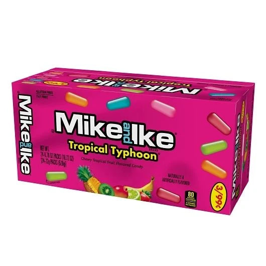Mike and Ike Tropical Typhoon 0.78 Ounce (Pack of 24) - Grocer wholesale