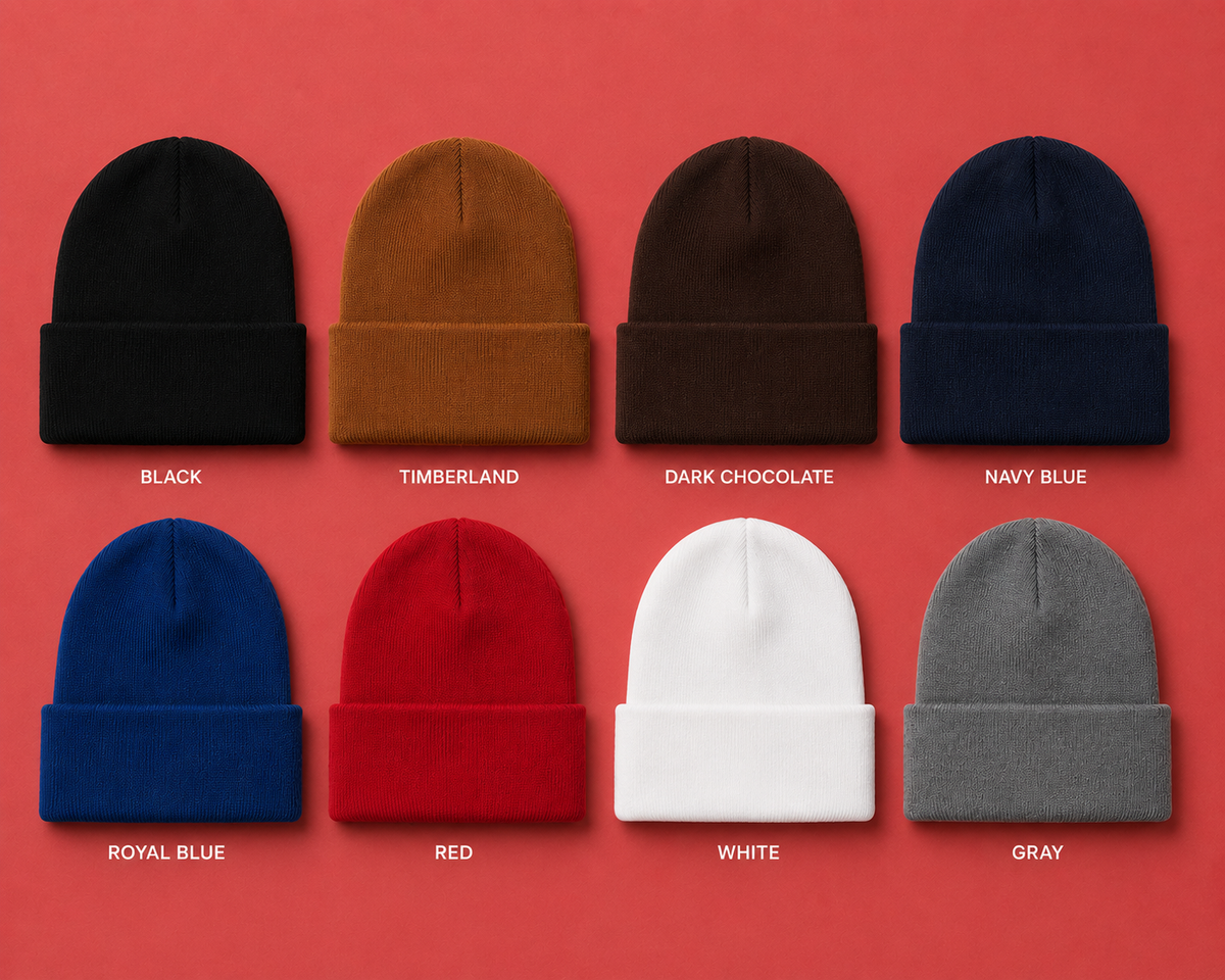 Basic Knit Beanie — Classic Cuffed Winter Beanie Hat (Wholesale & Bulk)