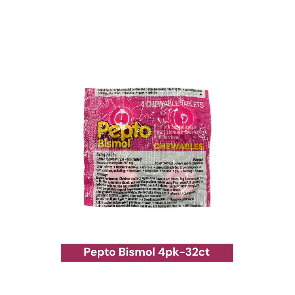 Pepto Bismol Diarrhea 4pk Original-32ct - Grocer wholesale